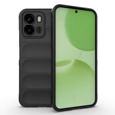 Zore Ethnic Silicone Case for Oppo A6T, Flexible TPU with Hollow Back Design - 1