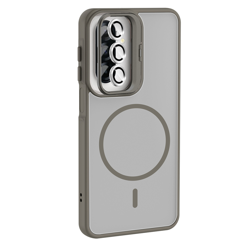 Zore Etro Case for Galaxy A17 with Stand and Free Camera Lens - 11