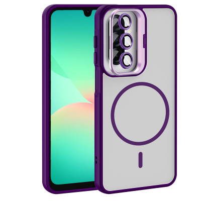 Zore Etro Case for Galaxy A17 with Stand and Free Camera Lens - 4