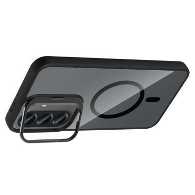 Zore Etro Case for Galaxy A37 with Stand and Free Camera Lens - 11