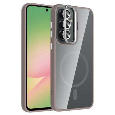 Zore Etro Case for Galaxy A37 with Stand and Free Camera Lens - 4