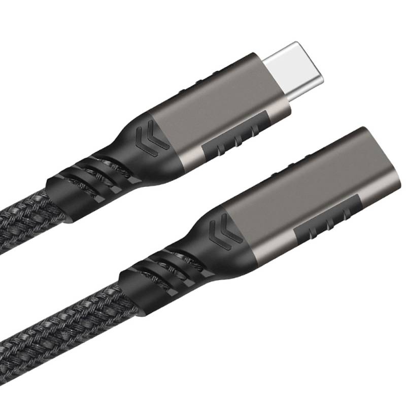 Zore Extension USB3.2 Type-C PD Extension Cable 100W 20Gbps 4K@60Hz 0.2 Meter - 1