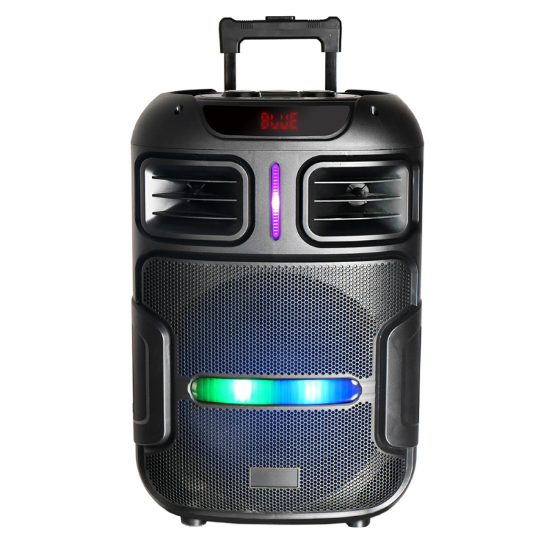 Zore GD-1503 RGB TWS 15 inch Stereo Bass Wireless Karaoke Speaker with Digital LED Indicator, FM Radio and Microphone - 3