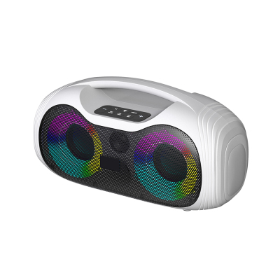 Zore GD-2403 Mikrofonlu RGB TWS Çift 4 inç Stereo Bass Kablosuz Karaoke Hoparlör - 1