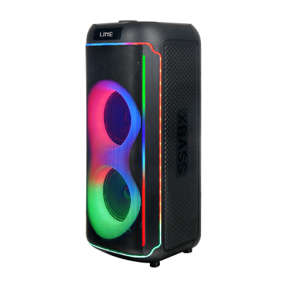 Zore GD-2606 Dijital LED Göstergeli FM Radyolu Mikrofonlu RGB TWS Çift 6.5 inç Stereo Bass Kablosuz Karaoke Hoparlör - 1