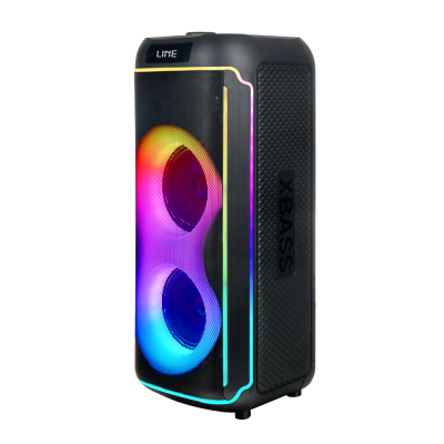 Zore GD-2606 Dijital LED Göstergeli FM Radyolu Mikrofonlu RGB TWS Çift 6.5 inç Stereo Bass Kablosuz Karaoke Hoparlör - 3