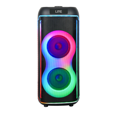 Zore GD-2606 Dijital LED Göstergeli FM Radyolu Mikrofonlu RGB TWS Çift 6.5 inç Stereo Bass Kablosuz Karaoke Hoparlör - 6