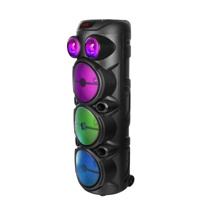 Zore GD-2887 Dijital LED Göstergeli Mikrofonlu RGB TWS 8 inç Stereo Bass Kablosuz Karaoke Hoparlör - 9