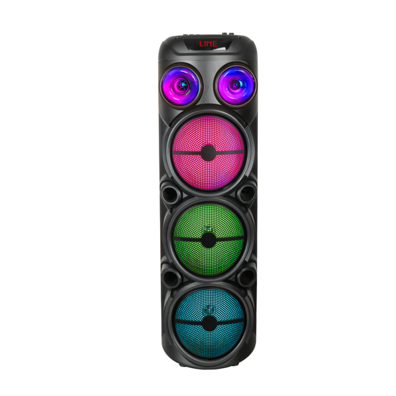 Zore GD-2887 RGB TWS 8 inch Stereo Bass Wireless Karaoke Speaker with Digital LED Indicator and Microphone - 2