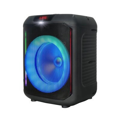 Zore GD-907 Dijital LED Göstergeli FM Radyolu Mikrofonlu RGB TWS 8 inç Stereo Bass Kablosuz Karaoke Hoparlör - 3