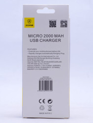 Zore Gold Micro 2000 Mah Usb Charge Kafa Z-11 - 2