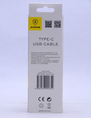 Zore Gold Type-C Usb Cable Z-04 - 2