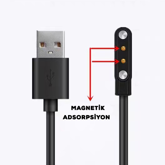 Zore Haylou Solar LS05 Akıllı Saat Usb Şarj Kablosu - 4