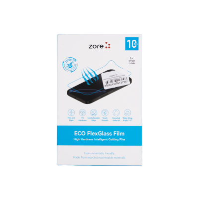 Zore High Hardness 7H Flexible Nano Glass Film 196mm x 125mm 10 Adet - 1