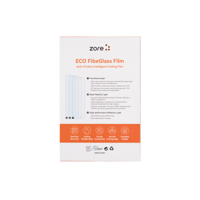 Zore High Wear Resistance 8H Fibe Glass Film 196mm x 125mm 10 Adet - 4