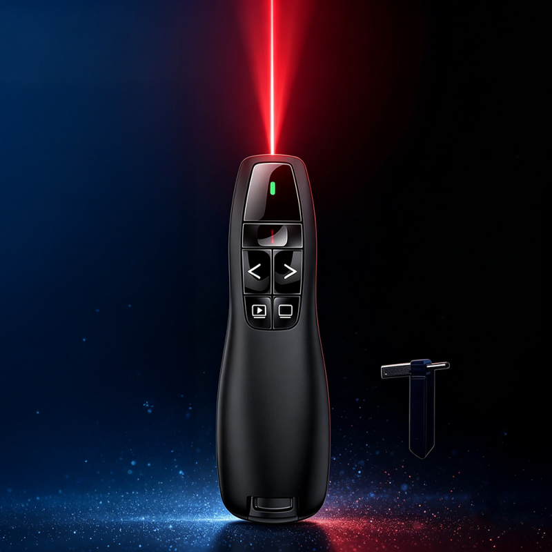 Zore K400 Wireless Presenter Kablosuz Uzaktan Kumandalı Lazer Sunum Kalemi - 6