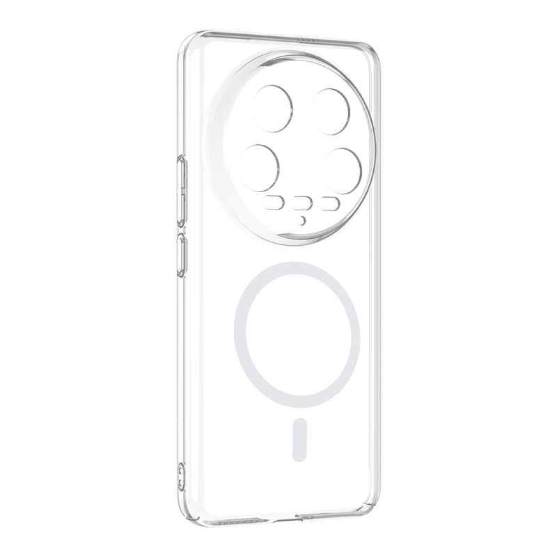 Zore London Transparent Hard PC Case with Camera Protection and M-Safe Charging Feature for Xiaomi Mi 14 Ultra - 3