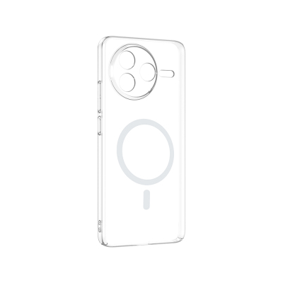 Zore London Transparent Hard PC Case with Camera Protection and M-Safe Charging for Xiaomi Poco F7 Pro - 3