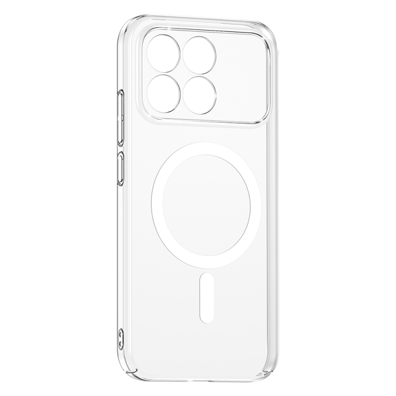 Zore London Transparent Hard PC Case with Camera Protection and M-Safe Charging for Xiaomi Poco F8 Pro - 2