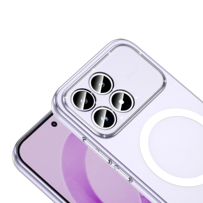 Zore London Transparent Hard PC Case with Camera Protection and M-Safe Charging for Xiaomi Poco F8 Pro - 3
