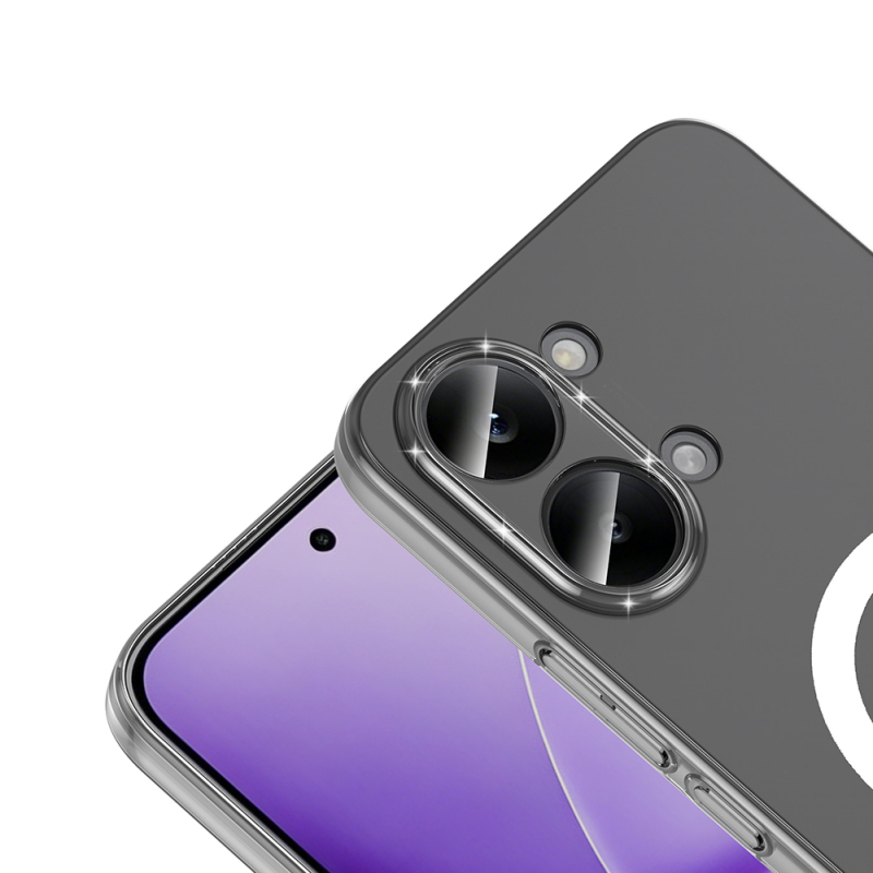 Zore London Transparent Hard PC Case with Camera Protection and M-Safe Charging for Xiaomi Poco X8 Pro Max - 3