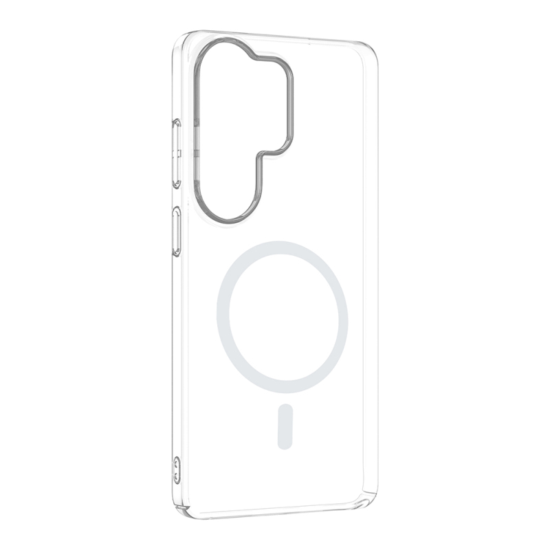 Zore London Transparent Hard PC Case with Galaxy S26 Ultra Camera Protection and M-Safe Charging Feature - 3