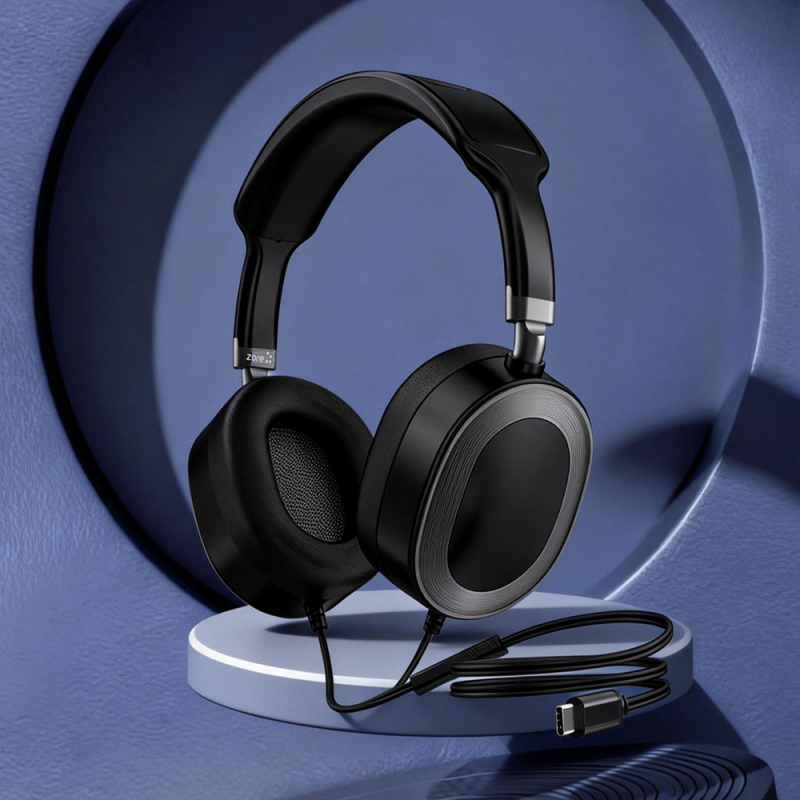 Zore LS-861 Plug and Play Type-C Over-Ear Headphones - 6