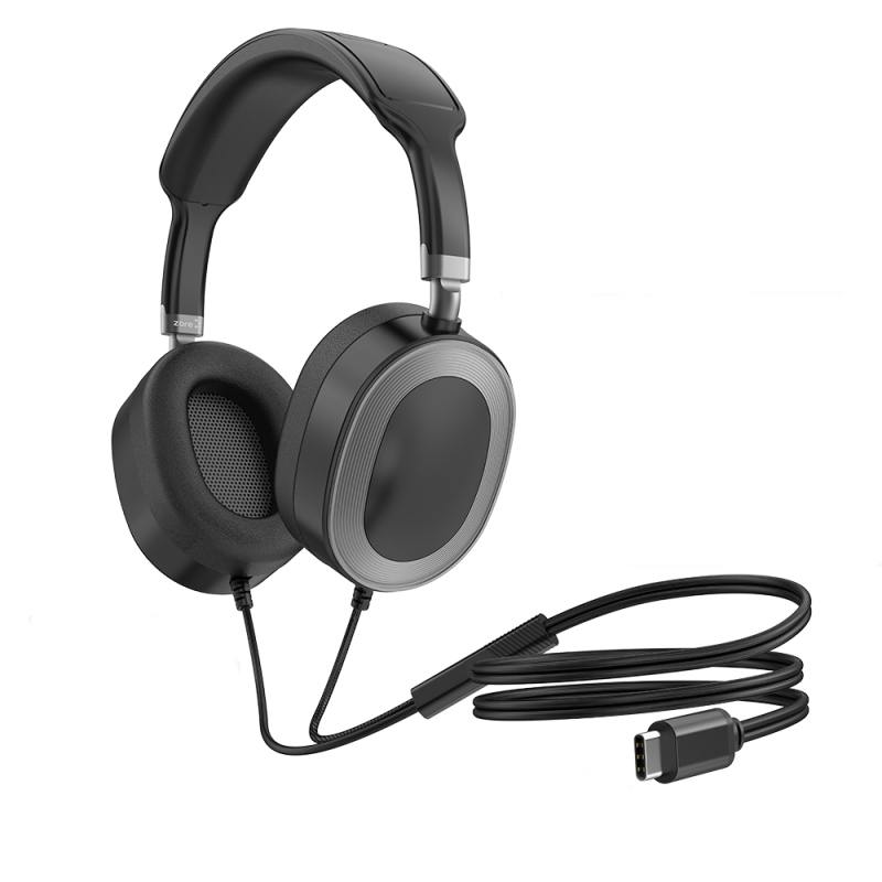 Zore LS-861 Plug and Play Type-C Over-Ear Headphones - 1