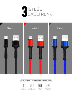 Zore LS63 Micro Usb Kablo - 2