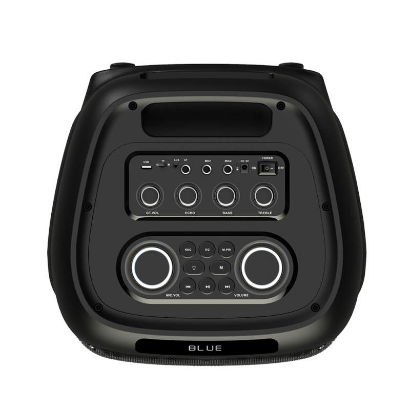 Zore LT-2131 Digital LED Display RGB TWS Dual 8 inch Stereo Bass Wireless Karaoke Speaker with Microphone - 6