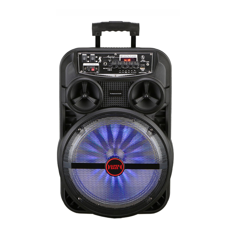 Zore LT-5312BT Mikrofonlu RGB Işıklı 12 inç Stereo Kumandalı Kablosuz Karaoke Hoparlör Speaker v5.0 - 1