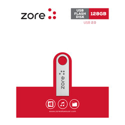 Zore Metal Usb Flash Disk 128GB - 3