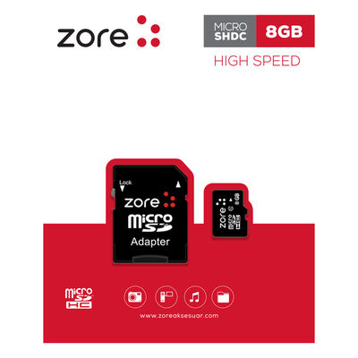 Zore Micro SD Hafıza Kartı 8GB - 1