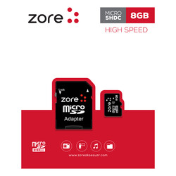 Zore Micro SD Memory Card 8GB - 1