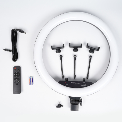 Zore MJ-18 Uzaktan Kumandalı 45cm Işıklı Telefon Tutucu Ring Light - 3