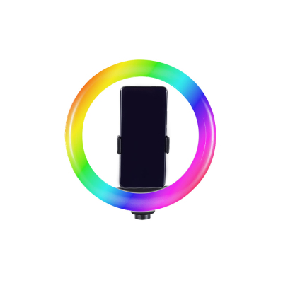 Zore MJ20 RGB Light 8 inç Işıklı Telefon Tutucu Ring Light - 3