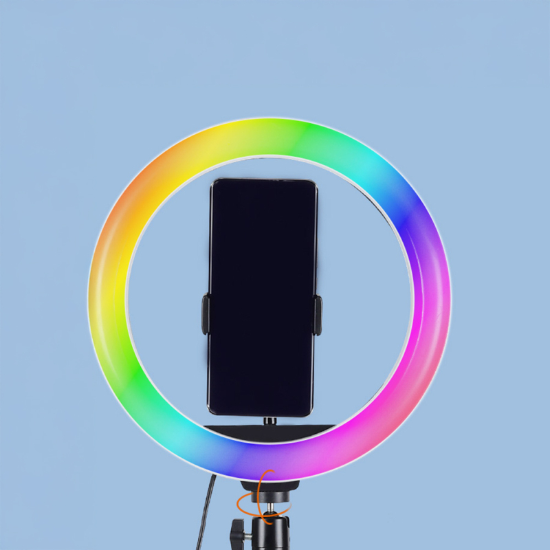 Zore MJ20 RGB Light 8 inç Işıklı Telefon Tutucu Ring Light - 6