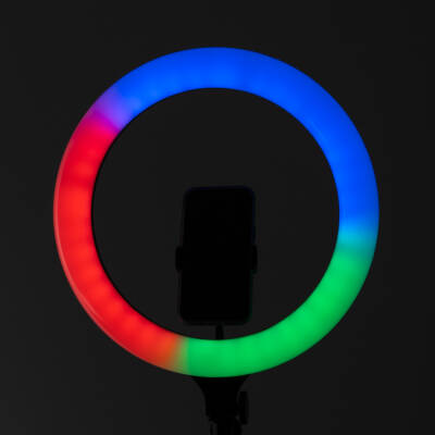 Zore MJ38 RGB 25W Ring Light Canlı Yayın 38cm USB'li ve Telefon Stand - 8