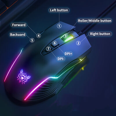 Zore Onikuma CW905 RGB Player Mouse - 8