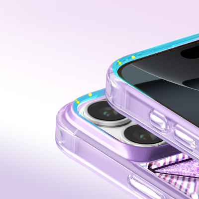 Zore Paris Kairo TPU Case for Apple iPhone 16 Pro Max – 3D Ice Block Pattern - 16