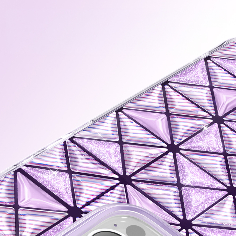 Zore Paris Kairo TPU Case for Apple iPhone 16 Pro Max – 3D Ice Block Pattern - 17