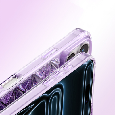 Zore Paris Kairo TPU Case for Apple iPhone 18 Pro Max – 3D Ice Block Pattern - 4