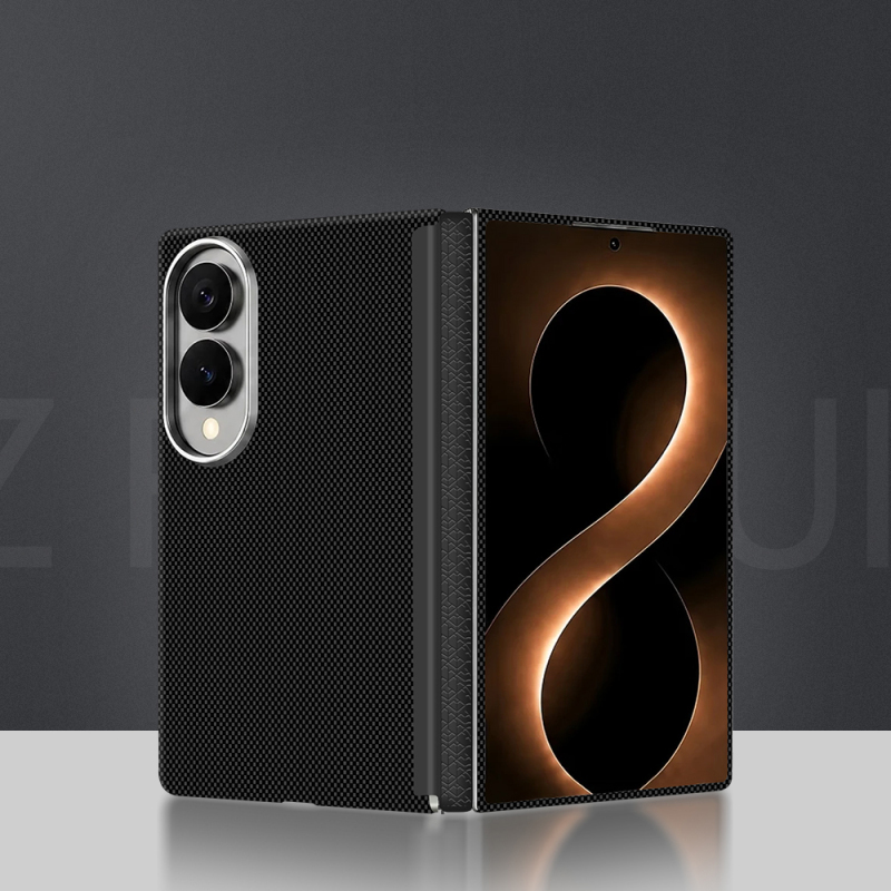 Zore Paris Zerre Hard PC Case with M-Safe Charging for Galaxy Z Fold 8 - 9