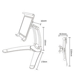 Zore PB-41E Tablet - Phone Stand - 9