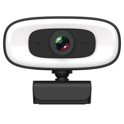 Zore PC-10 2K HD Image Quality Plug and Play Webcam with Microphone and Light - 1