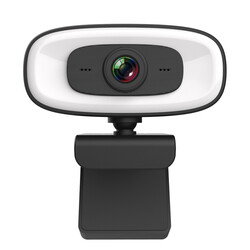 Zore PC-10 2K HD Image Quality Plug and Play Webcam with Microphone and Light - 4