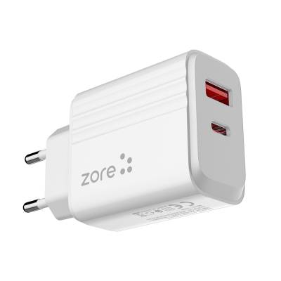 Zore Play Series PL07 Type-C to Type-C 2in1 PD Travel Charger 20W - 3