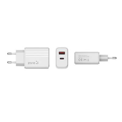 Zore Play Series PL07 Type-C to Type-C 2in1 PD Travel Charger 20W - 6