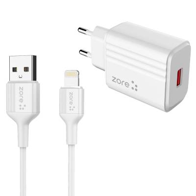 Zore Play Series PL1 Lightning 2in1 Travel Charger 12W - 1