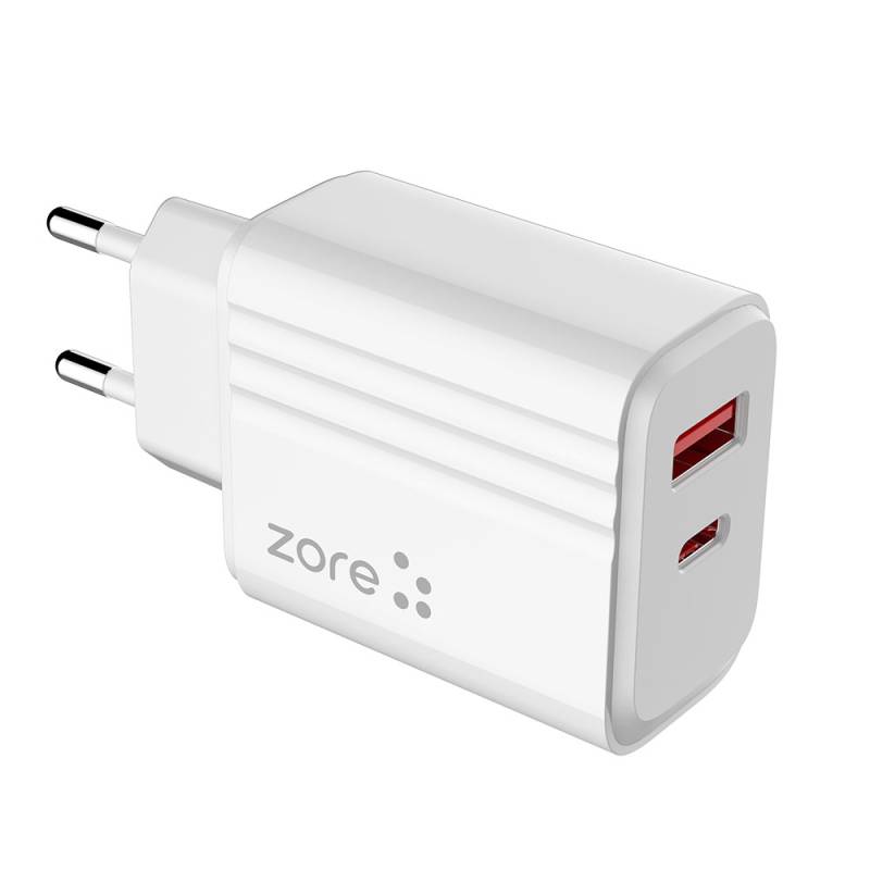 Zore Play Series PL3 Type-C to Lightning 2in1 PD Travel Charger 20W - 3